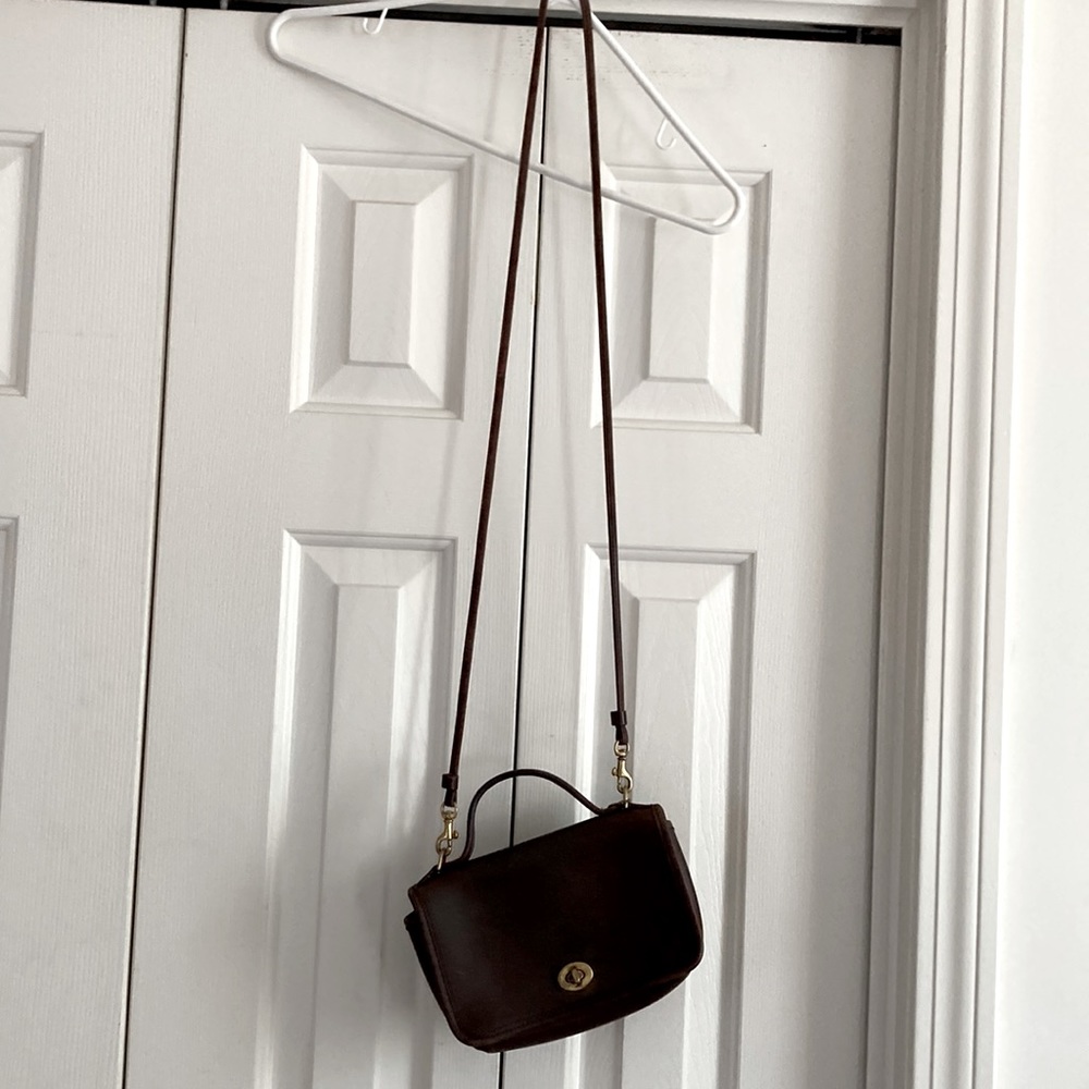 Coach brown Crossbody 8 x 5 x 2 (48 inch strap)